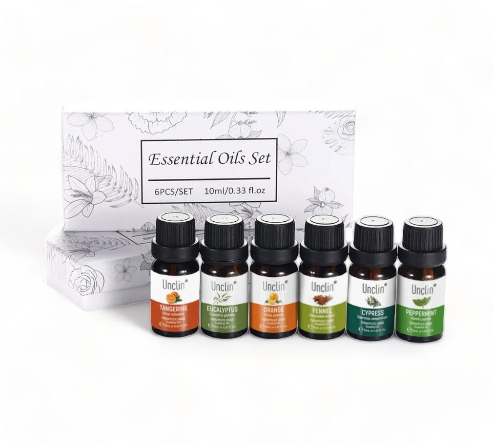 VTS Hotel Scented Essential Oils Set with Waterless Oil Diffuser, 100%  Nature Pure Organic Essential Oils for Diffusers for Home, Top 6 Aromatherapy  Oils Blends